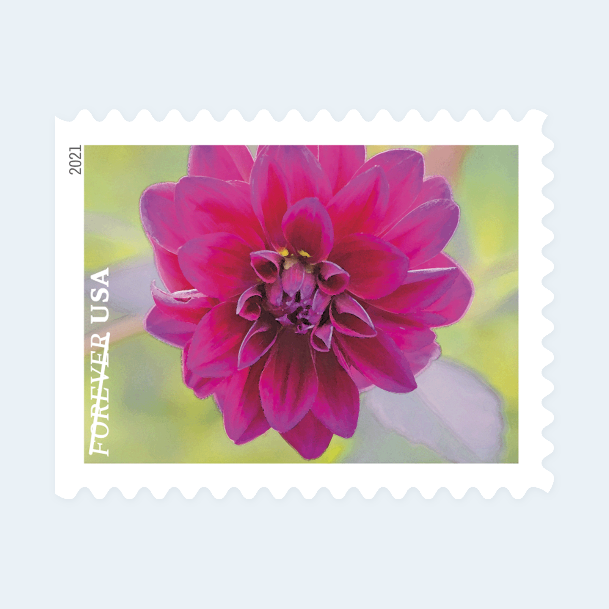 2021 Garden Beauty Forever Stamps: Self-Adhesive Booklets for First-Class Mail - Image 3