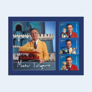 2026 Mister Rogers Forever Stamps: Four-Design Self-Adhesive Souvenir Sheets