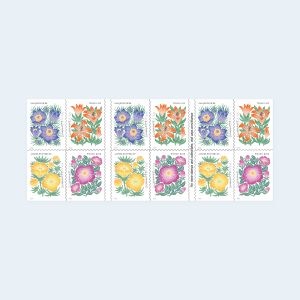 2022 Mountain Flora Forever Stamps: Self-Adhesive Booklets for First-Class Mail