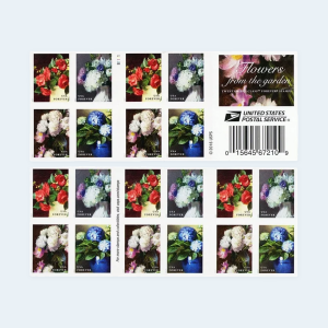 2017 Flowers from the Garden Forever Stamps: Self-Adhesive Booklets for First-Class Mail