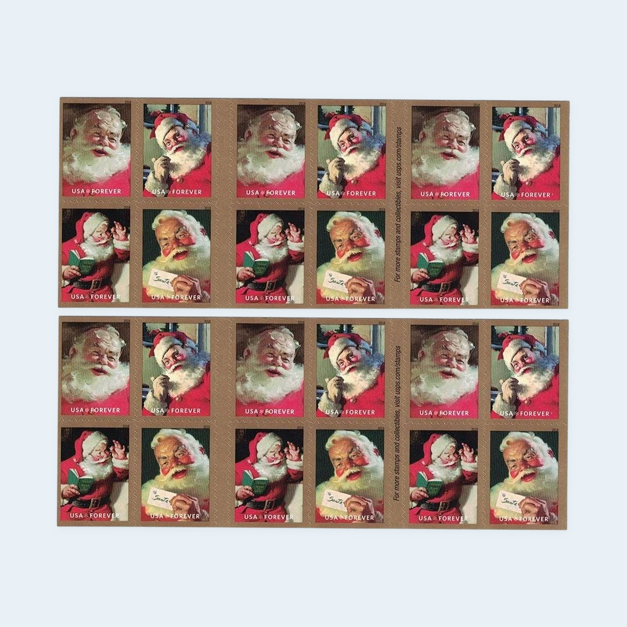 2018 Sparkling Holidays Forever Stamps: Self-Adhesive Booklet for First-Class Mail