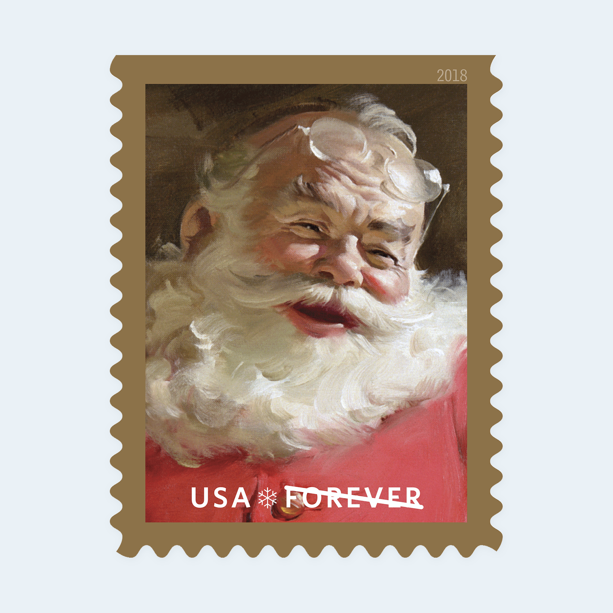 2018 Sparkling Holidays Forever Stamps: Self-Adhesive Booklet for First-Class Mail - Image 2