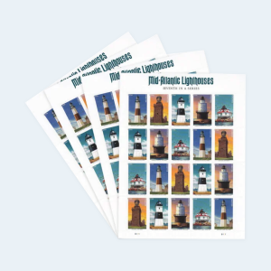 2021 Mid-Atlantic Lighthouses Forever Stamps: Self-Adhesive Sheet for First-Class Mail - Image 3