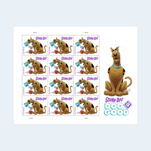 2018 Scooby-Doo! Forever Stamps: Self-Adhesive Sheet for First-Class Mail