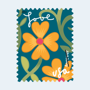 2011 Garden of Love Forever Stamps: Self-Adhesive Sheets for First-Class Mail - Image 3