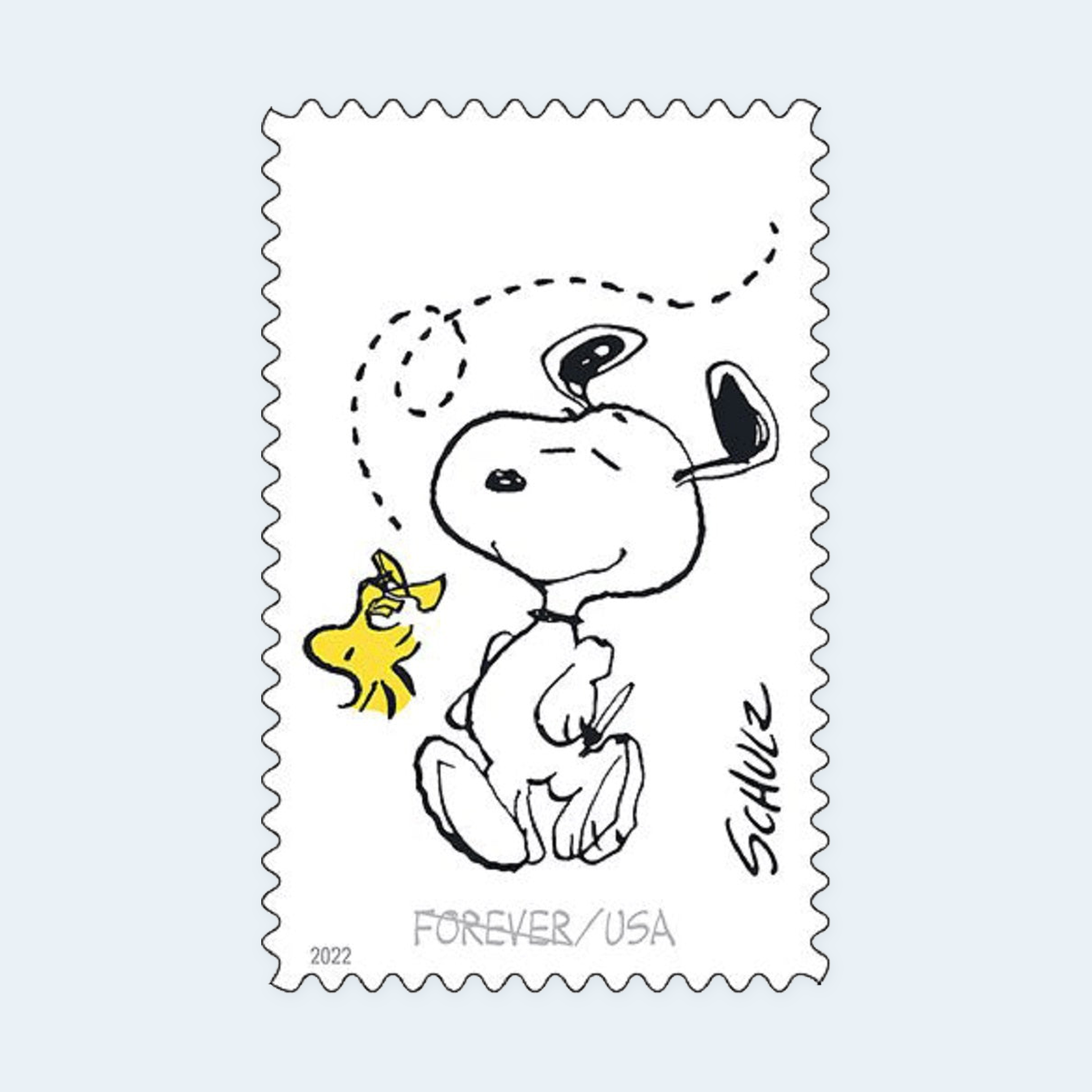 2022 Charles M. Schulz (Peanuts) Forever Stamps: Self-Adhesive Sheet for First-Class Mail - Image 2