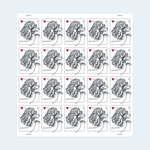 2015 Vintage Rose Forever Stamps: Self-Adhesive Sheets for First-Class Mail