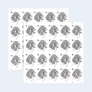 2015 Vintage Rose Forever Stamps: Self-Adhesive Sheets for First-Class Mail - Image 3