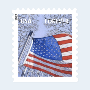 2013 A Flag for All Seasons Forever Stamps: Self-Adhesive Booklet for First-Class Mail - Image 3