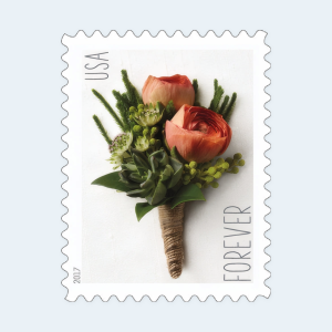 2017 Celebration Boutonniere Forever Stamps: Self-Adhesive Sheets for First-Class Mail - Image 2
