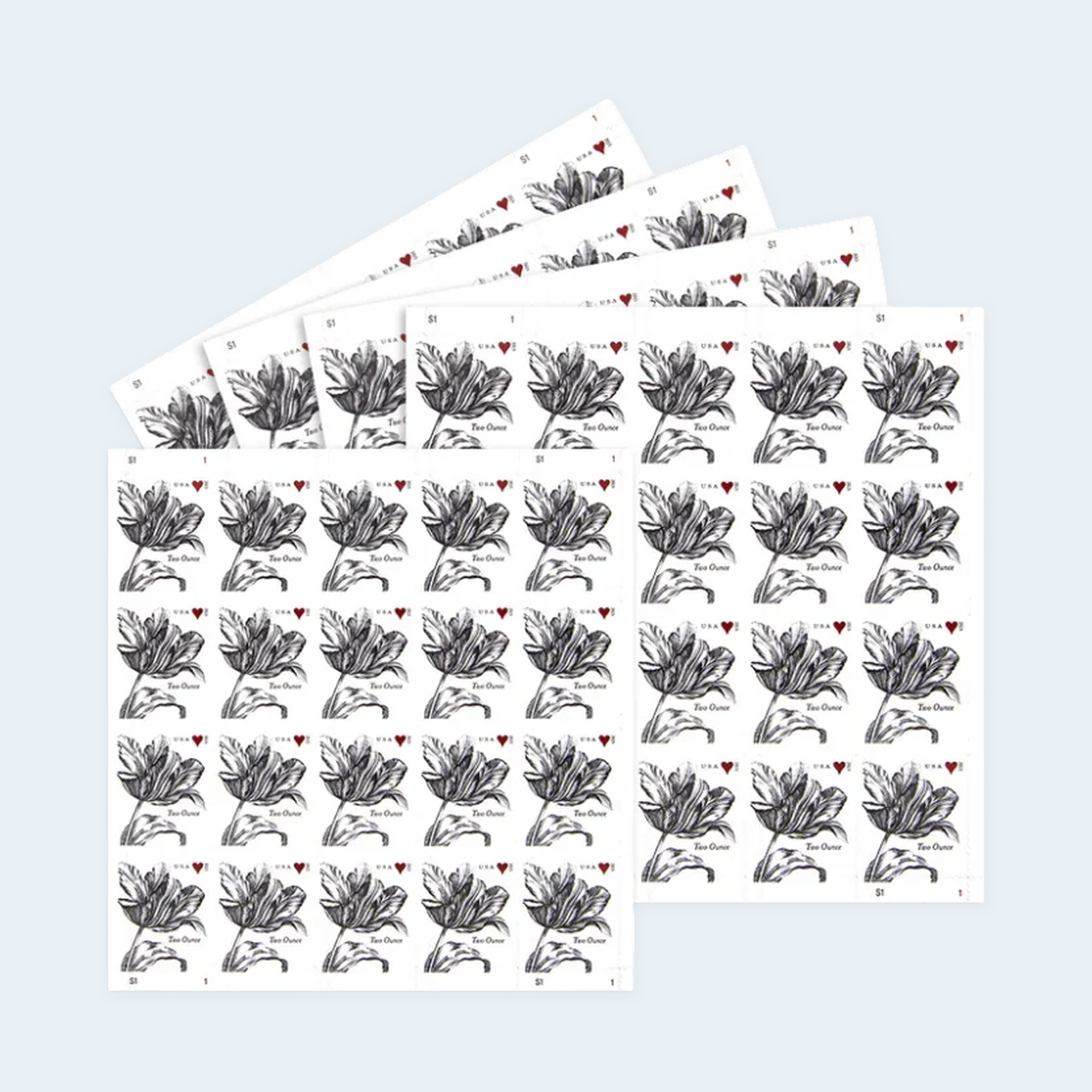 2015 Vintage Tulip Two-Ounce Stamps: Self-Adhesive Sheets for First-Class Mail - Image 3
