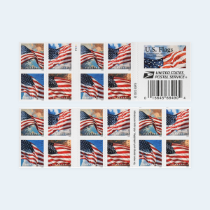 2024 U.S. Flags Forever Stamps: Self-Adhesive Booklet for First-Class Mail - Image 2